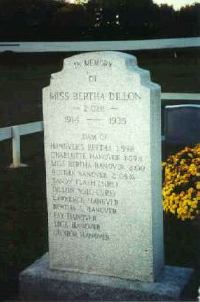 Miss Bertha's stone