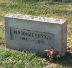 Personal Ensign's grave