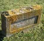 Tom Rolfe's grave