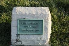 Miss Kearney's grave